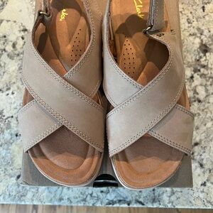 Clark’s New with tag and box Women’s Comfort Sandal - NEW with box.